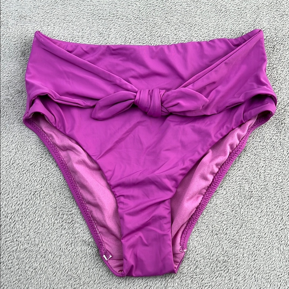 NEW Amavi XS Women's Purple High-Waisted Bikini Bottom